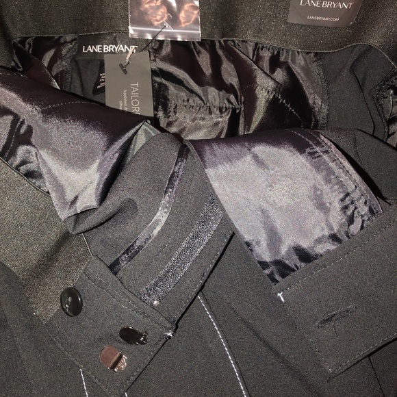 🎉HP🎉 LANE BRYANT LENA Belted Flat Front Tailor Stretch Trouser Pants 16R NWT! - Picture 13 of 16